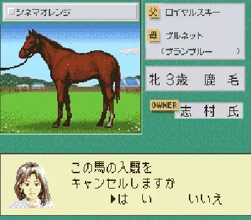 Stable Star - Kyuusha Monogatari (Japan) screen shot game playing